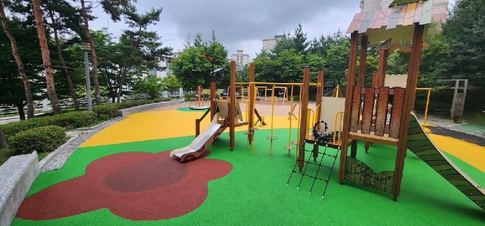 파주시, 선유5-1어린이공원 새 단장…놀이공간으로 탈바꿈