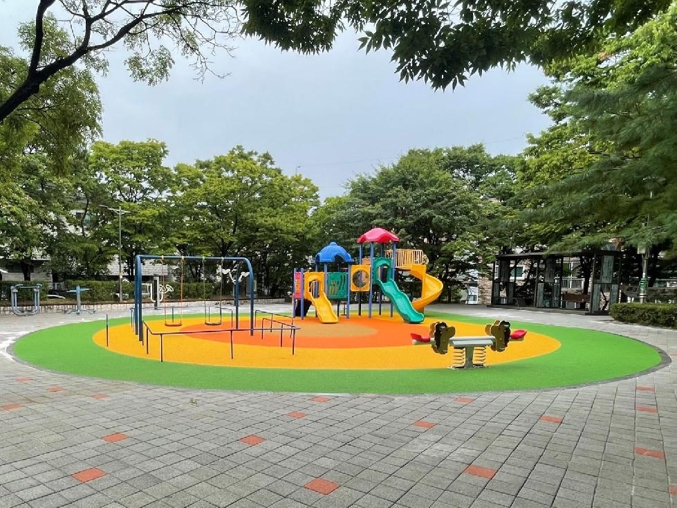 인천 미추홀구, 어린이공원 놀이시설 정비 공사 마무리