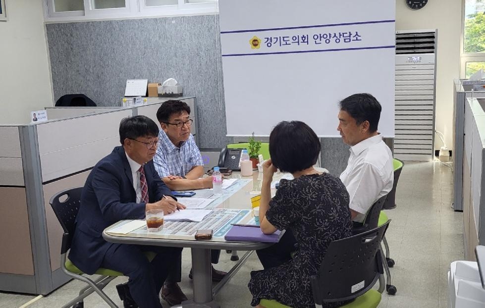 경기도의회 김재훈 의원, 부안중학교 교육환경개선 위한 논의