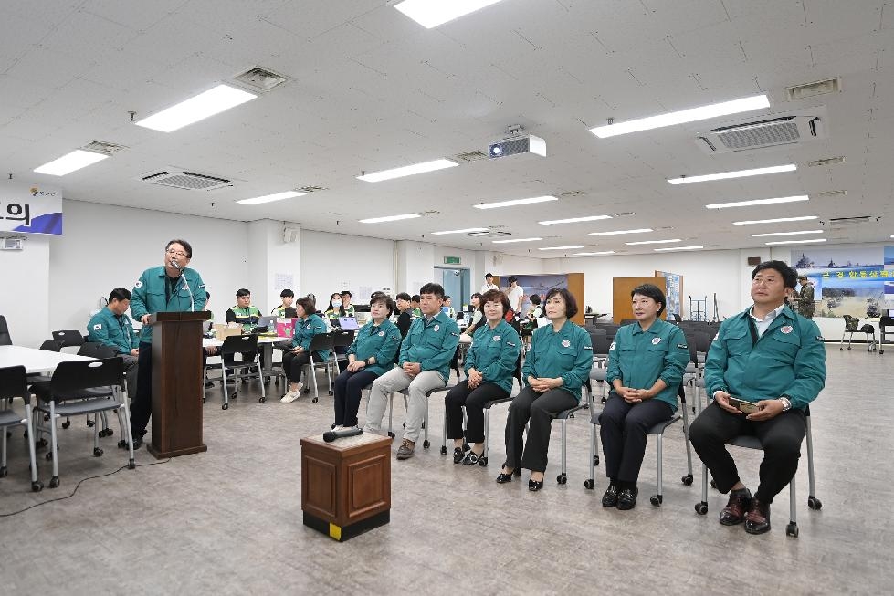 연천군의회, 2023 을지연습 격려 방문