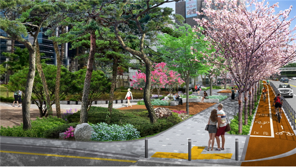 서울시, 서부간선도로 보행친화 녹지공간으로 조성...`26년 6월 완공