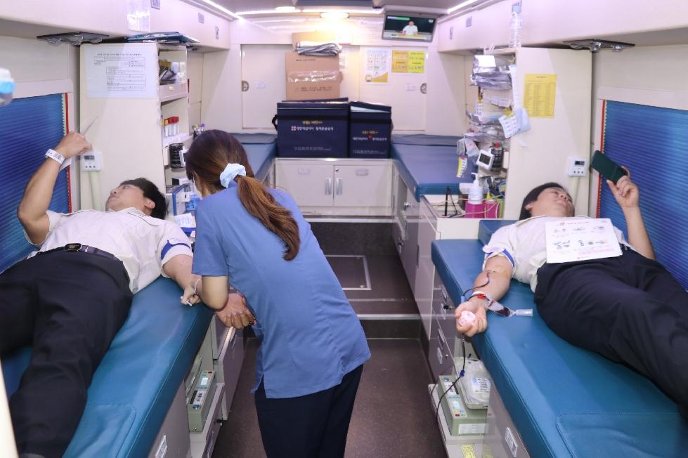남양주소방서, 두근두근 119사랑실천 헌혈 동참