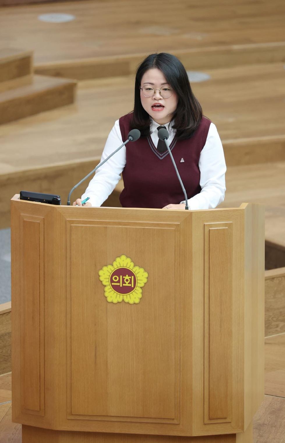 경기도의회 이자형 의원, 무상체육복 지원 위한 도-도교육청 협의 촉구