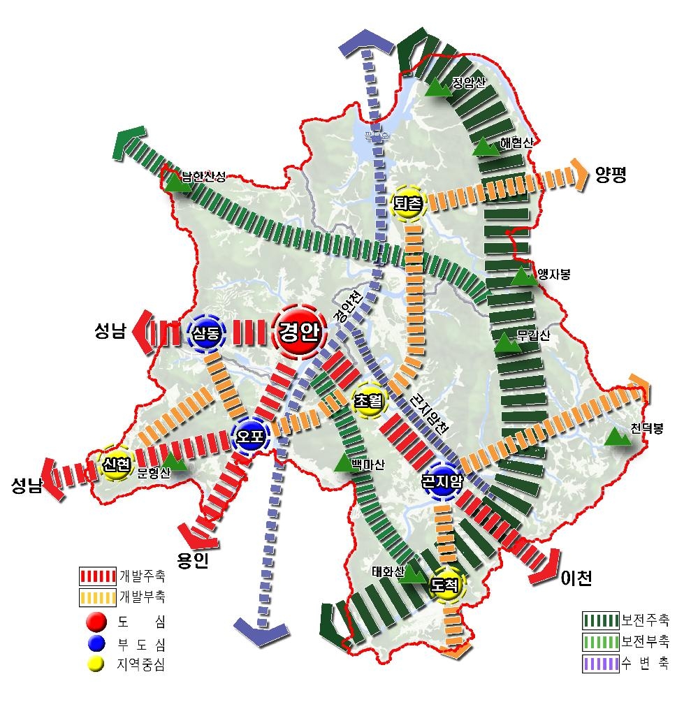 경기도, 2040년 광주 도시기본계획 승인…인구 52만5천명 목표
