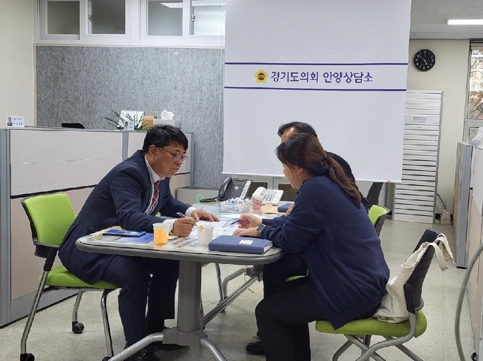 경기도의회 김재훈 의원, 관양중 그린스마트 스쿨사업 진행 상황 보고 가져