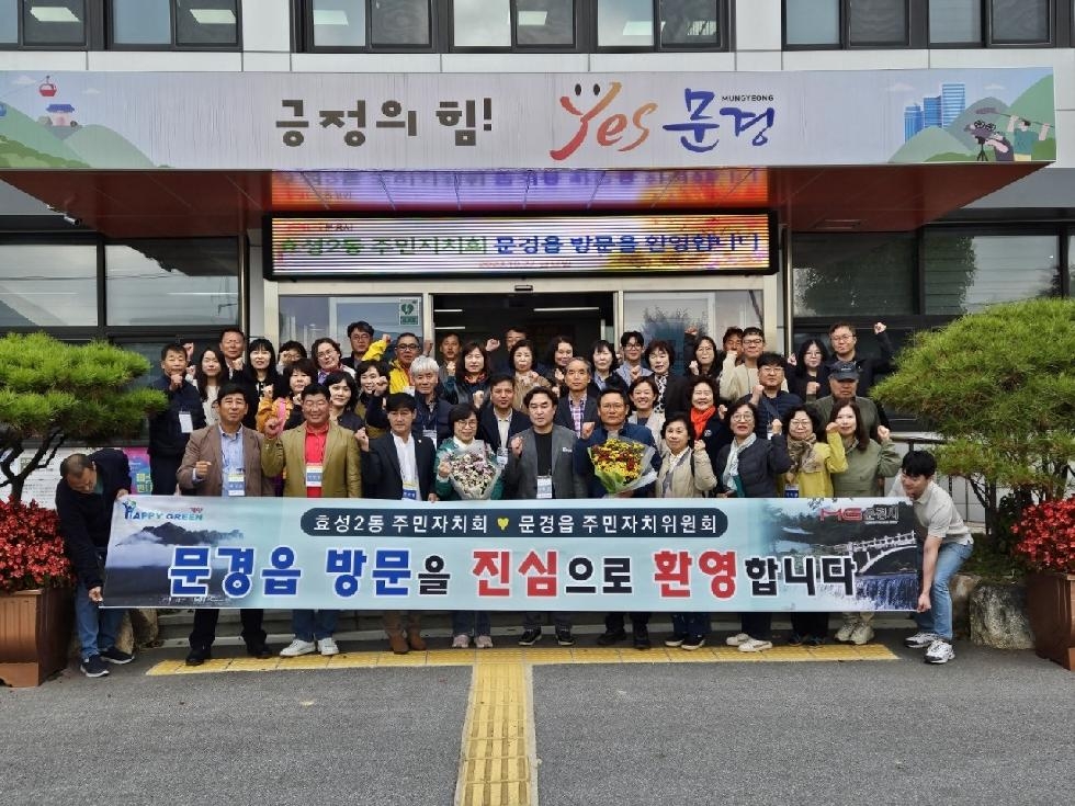인천 계양구 효성2동 주민자치회, 자매결연지 문경읍 방문
