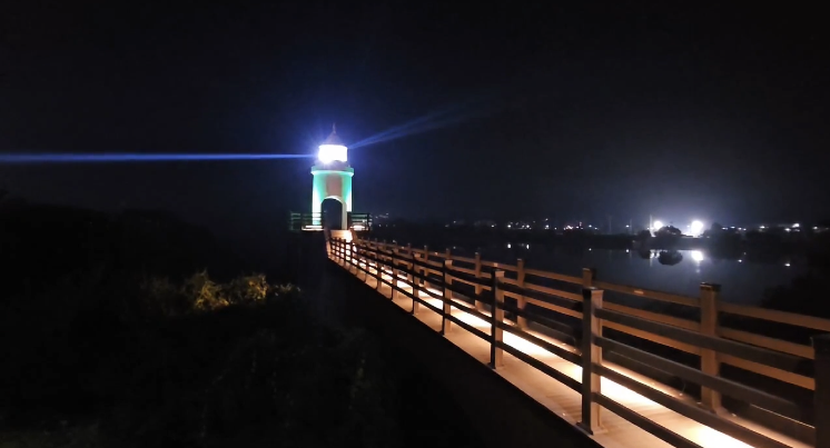 양평군에서 남한강 따라 야간관광하세요
