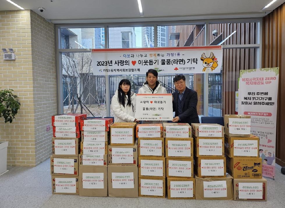 인천 서구 라온태권도프렌즈, 가정1동 저소득 취약계층을 위한 이웃돕기 라