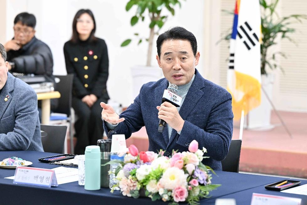 백영현 포천시장, 관인면 주민과의 소통 위한 간담회 개최