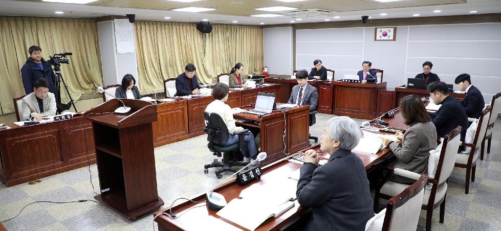 수원시의회 복지안전위원회, 2024년 주요업무계획 보고 청취
