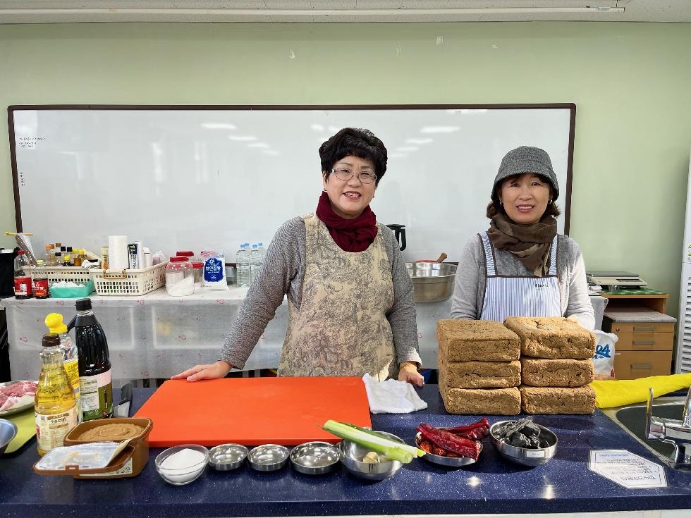 포천시 한국생활개선포천시연합회, 전통 식문화를 알리기 위한 향토음식반 교육 펼쳐
