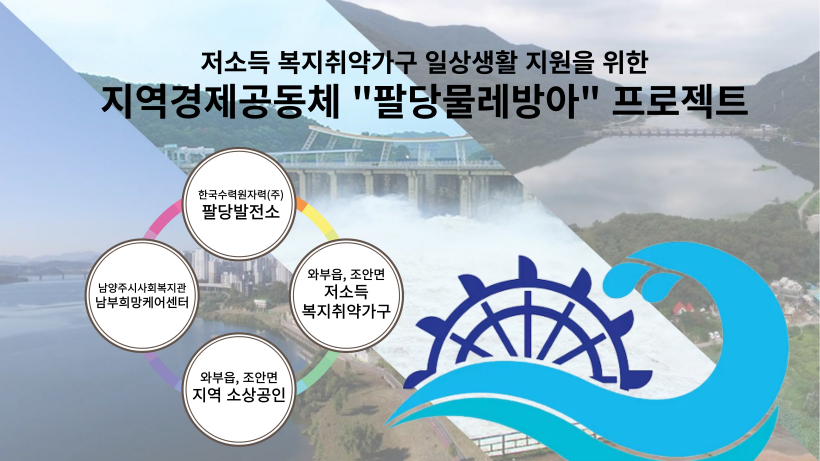 남양주시 사회복지관 남부희망케어센터, 한수원(주)팔당수력발전소와 ‘팔당물레방아’프로젝트 업