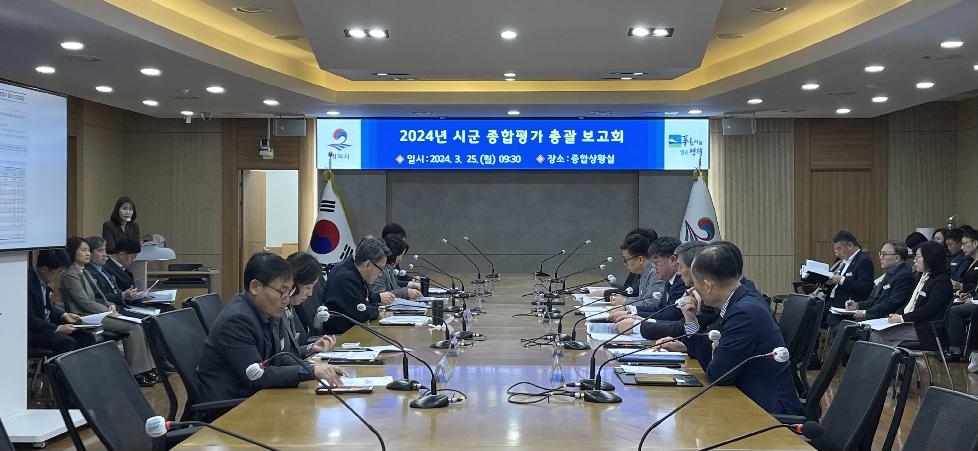 평택시 ‘시군 종합평가 총괄 보고회’ 개최