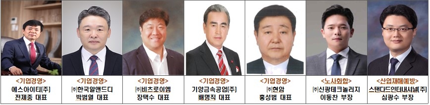 안산시  제27회 중소기업대상 수상자 선정…‘우수기업·근로자 7명’