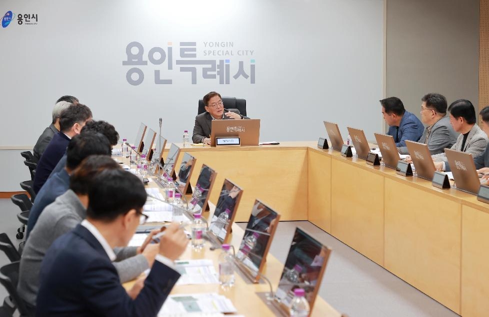 용인시, ‘용인 첨단시스템반도체 클러스터 국가산단 ’인허가 지원 TF 회의 개최