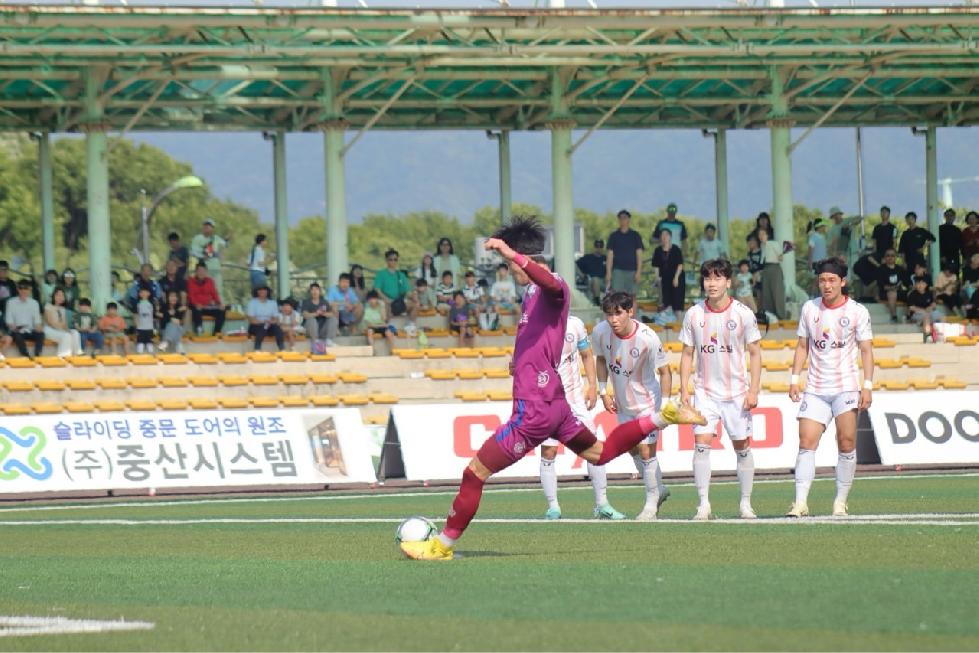 남양주시 시민축구단, K4 9라운드 홈경기 첫 승!