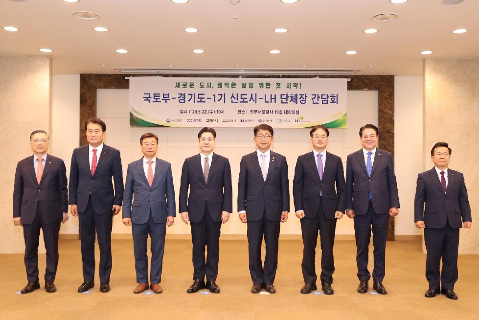 부천시 국토부-1기 신도시 지자체장 간담회 ‘선도지구 선정계획’ 발표