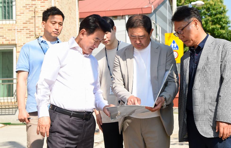 의정부시 김동근시장, 만가대 마을 교통환경  개선 위해 현장점검