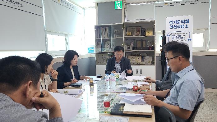 경기도의회 윤종영 의원, 농업기술원 관계자들과 신기술보급사업 지원 논의