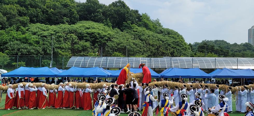 용인시 수지구, 독바위 민속줄다리기 한마음 축제 성황리 개최