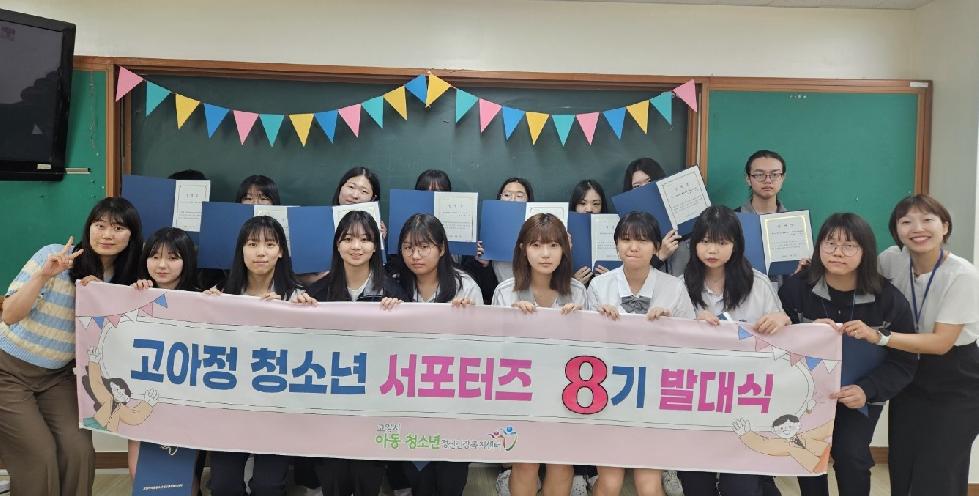 고양시 아동청소년정신건강복지센터, 고아정 청소년 서포터즈 8기 발대식 개최