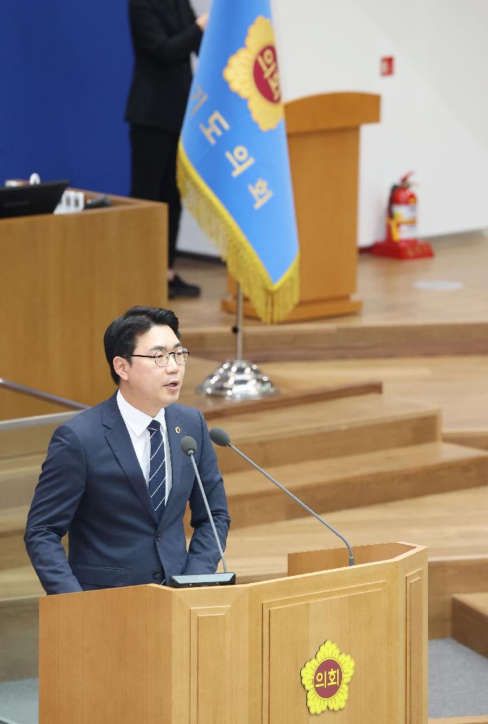 경기도의회 문승호의원, 5분 자유발언에서 성남 고등동 중학교 설립 촉구